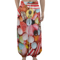 Colorful Candy And Jelly Print Lantern Pants