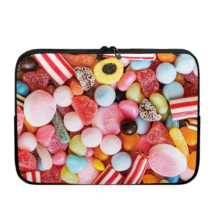 Colorful Candy And Jelly Print Laptop Sleeve