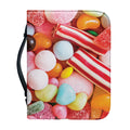 Colorful Candy And Jelly Print Leather Bible Cover