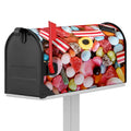 Colorful Candy And Jelly Print Mailbox Cover
