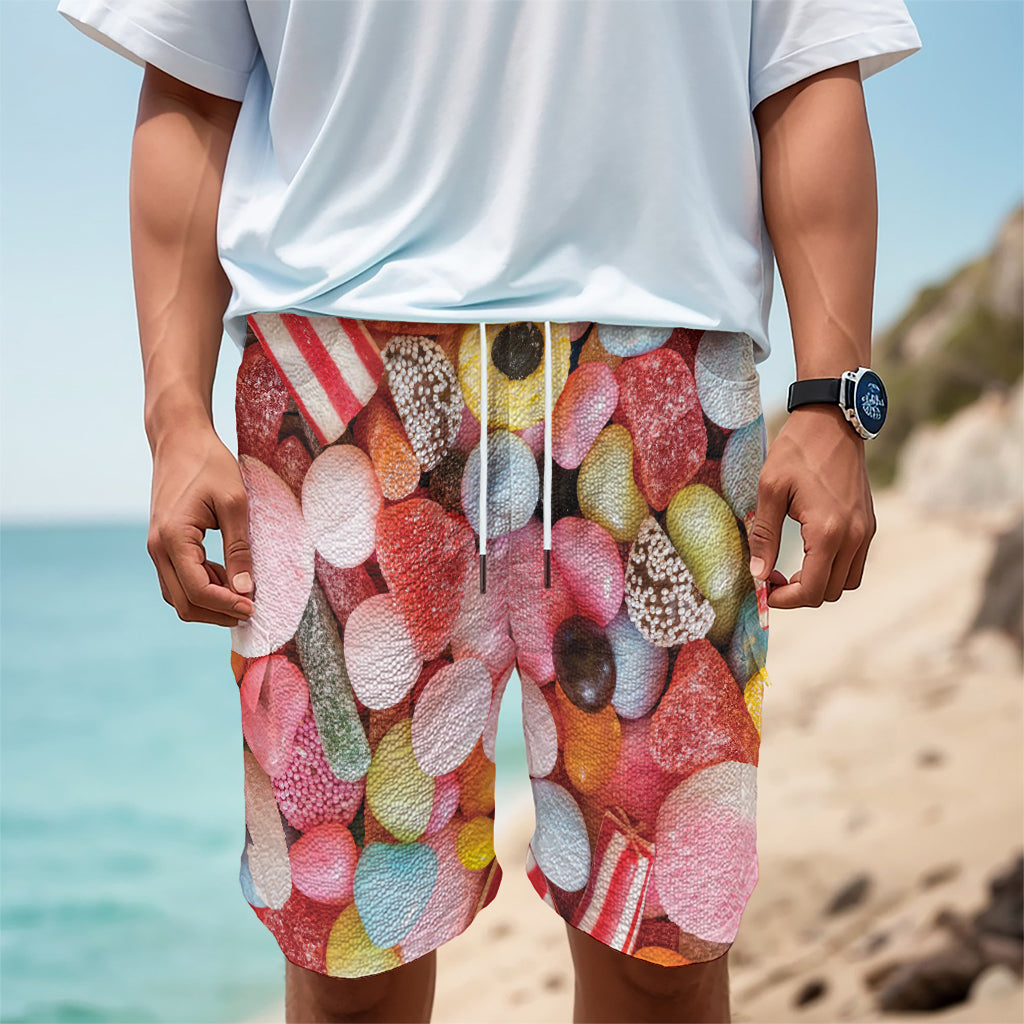 Colorful Candy And Jelly Print Men's Cargo Shorts
