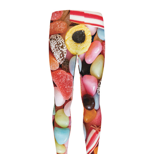 Colorful Candy And Jelly Print Men's leggings