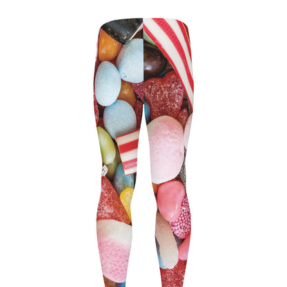 Colorful Candy And Jelly Print Men's leggings