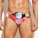 Colorful Candy And Jelly Print Men's Swim Briefs