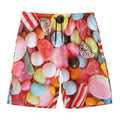 Colorful Candy And Jelly Print Men's Swim Trunks