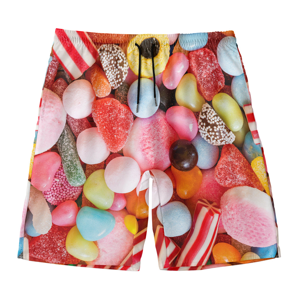 Colorful Candy And Jelly Print Men's Swim Trunks