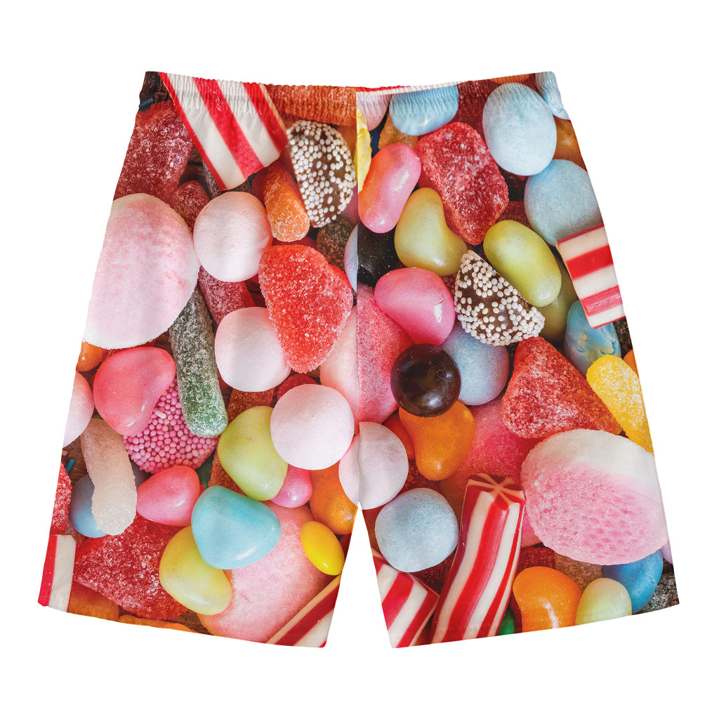 Colorful Candy And Jelly Print Men's Swim Trunks