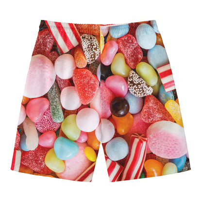 Colorful Candy And Jelly Print Men's Swim Trunks