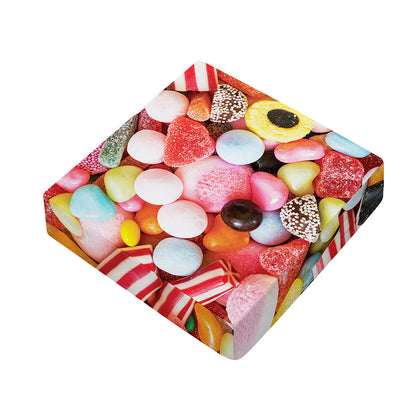 Colorful Candy And Jelly Print Outdoor Seat Cushion Cover