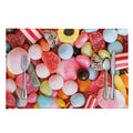 Colorful Candy And Jelly Print Placemat