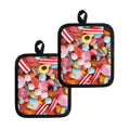 Colorful Candy And Jelly Print Pot Holders