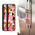 Colorful Candy And Jelly Print Refrigerator Handle Covers