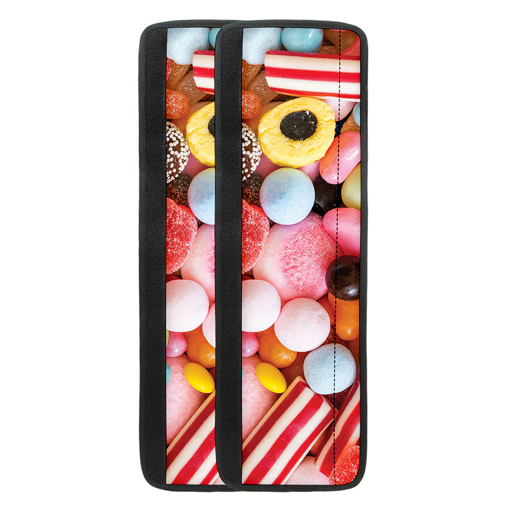 Colorful Candy And Jelly Print Refrigerator Handle Covers