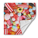 Colorful Candy And Jelly Print Silk Bandana