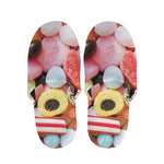 Colorful Candy And Jelly Print Slippers
