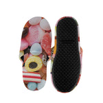 Colorful Candy And Jelly Print Slippers