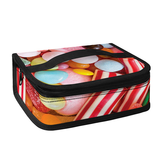 Colorful Candy And Jelly Print Small Lunch Bag
