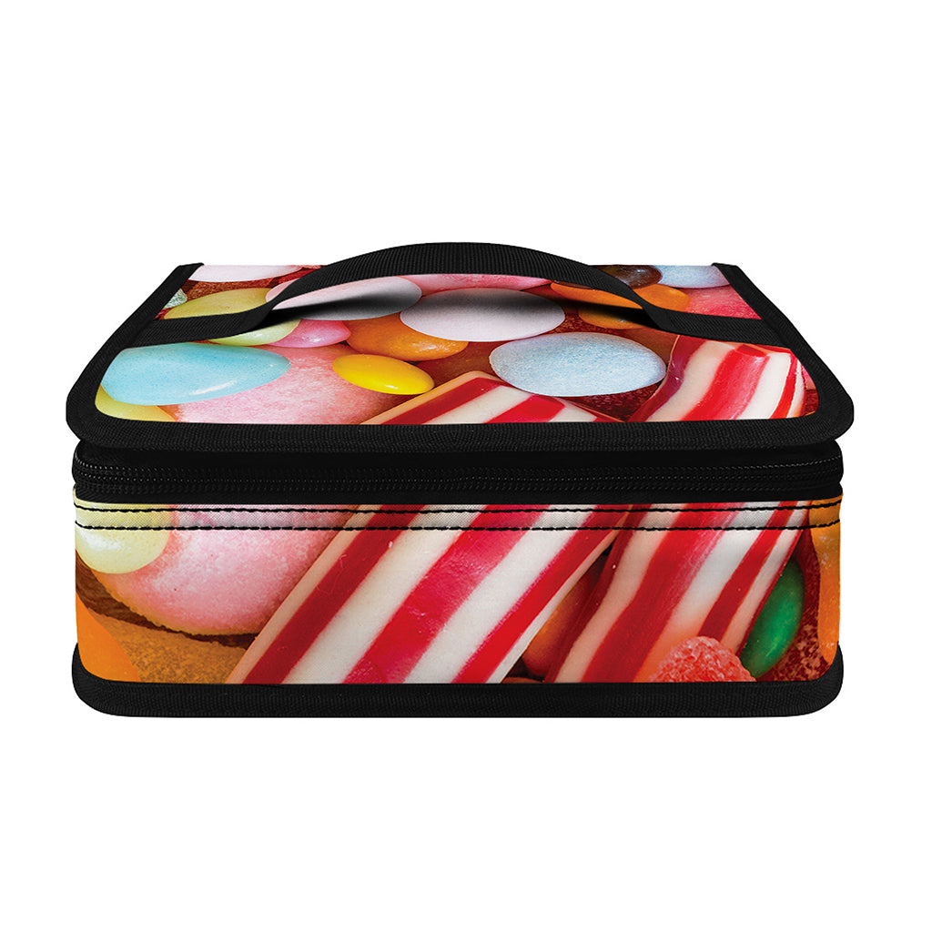 Colorful Candy And Jelly Print Small Lunch Bag