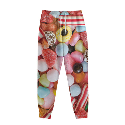 Colorful Candy And Jelly Print Sweatpants