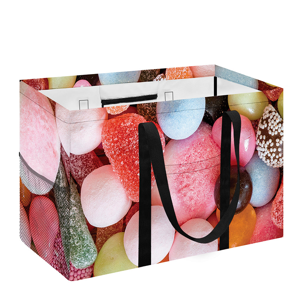 Colorful Candy And Jelly Print Utility Tote Bag