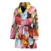 Colorful Candy And Jelly Print Women's Bathrobe