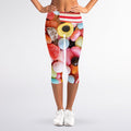 Colorful Candy And Jelly Print Women's Capri Leggings