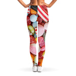 Colorful Candy And Jelly Print Women's Leggings