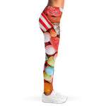 Colorful Candy And Jelly Print Women's Leggings