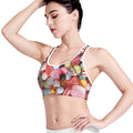 Colorful Candy And Jelly Print Women's Sports Bra