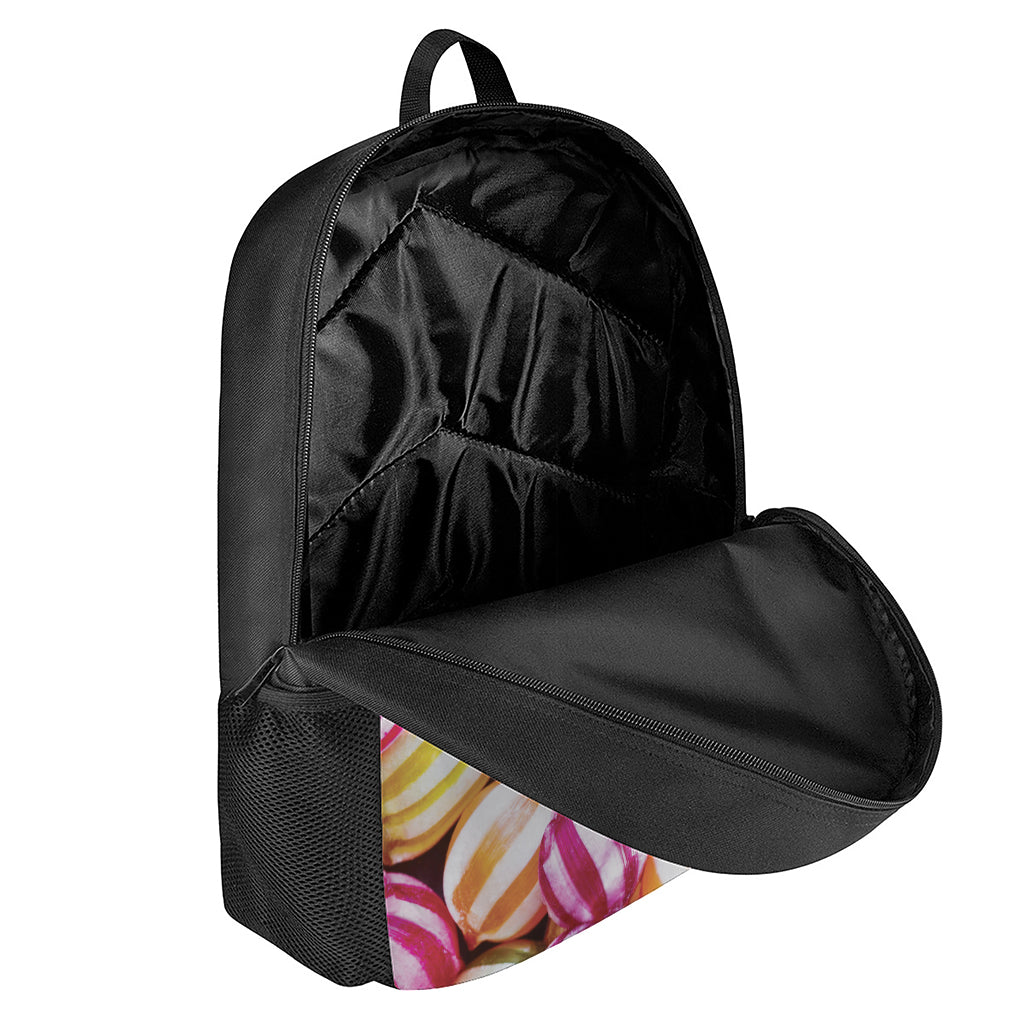Colorful Candy Ball Print 17 Inch Backpack