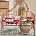 Colorful Candy Ball Print Baby Crib Sheet