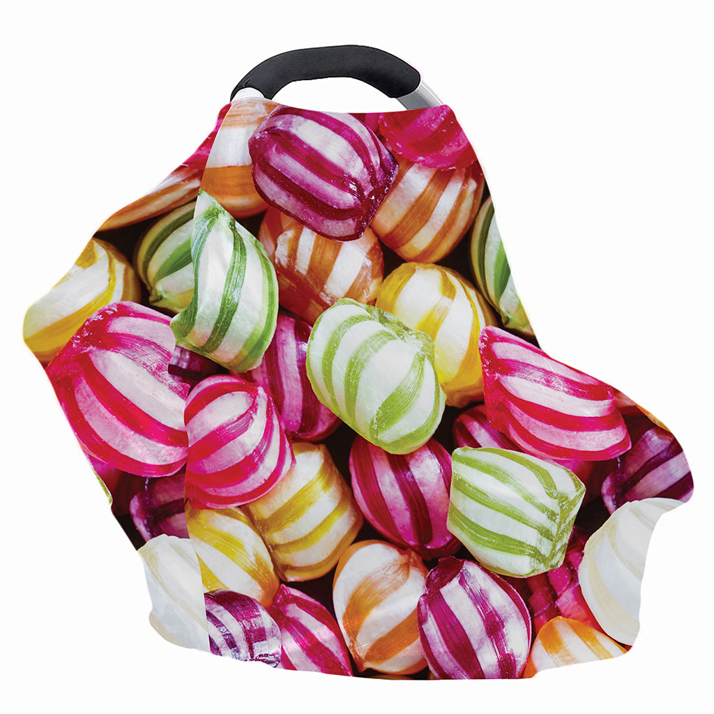 Colorful Candy Ball Print Baby Seat Cover