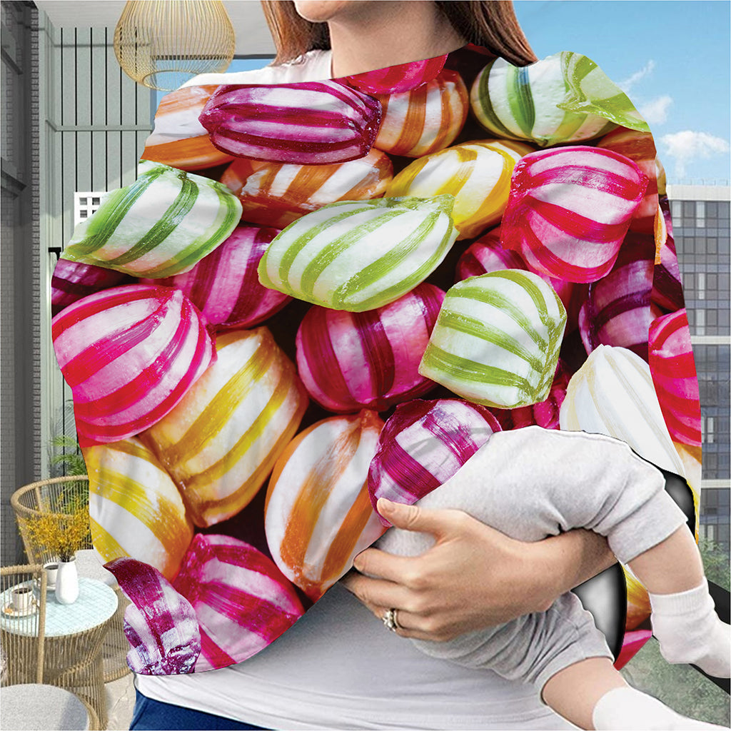 Colorful Candy Ball Print Baby Seat Cover