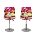 Colorful Candy Ball Print Bar Stool Covers
