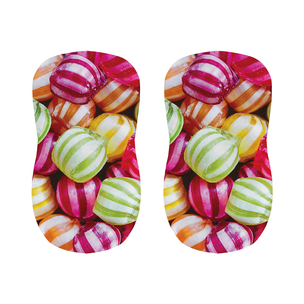 Colorful Candy Ball Print Bar Stool Covers