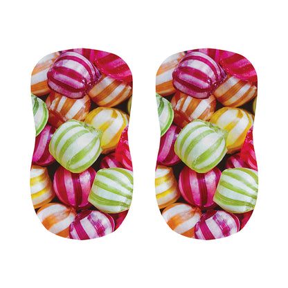 Colorful Candy Ball Print Bar Stool Covers