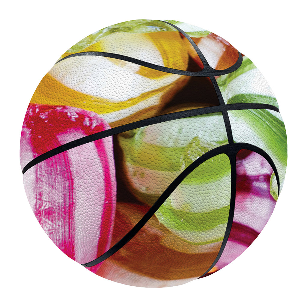 Colorful Candy Ball Print Basketball