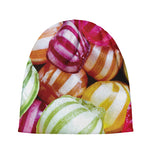 Colorful Candy Ball Print Beanie