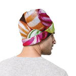 Colorful Candy Ball Print Beanie