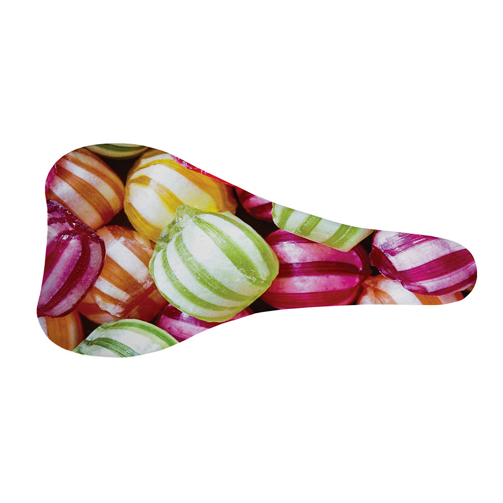 Colorful Candy Ball Print Bicycle Seat Cover