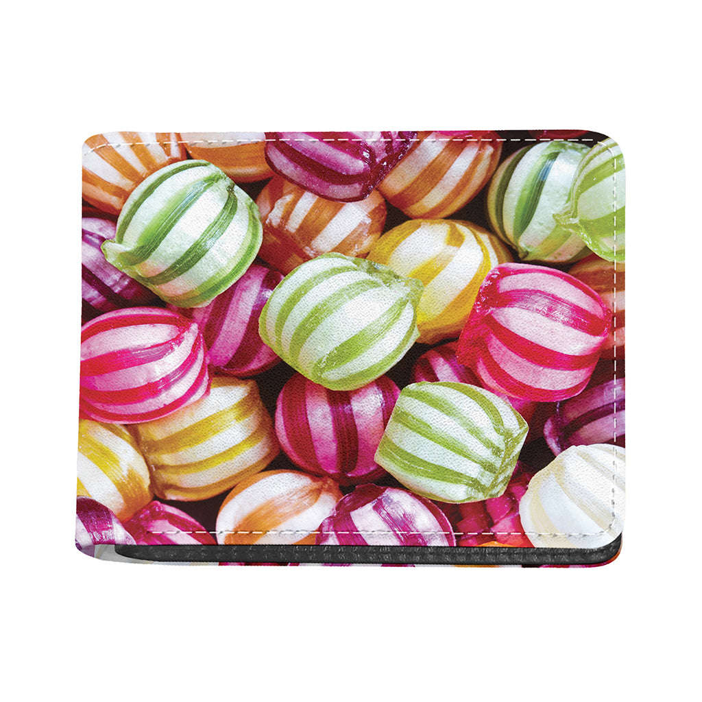 Colorful Candy Ball Print Bifold Wallet