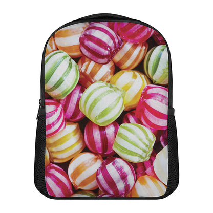 Colorful Candy Ball Print Casual Backpack
