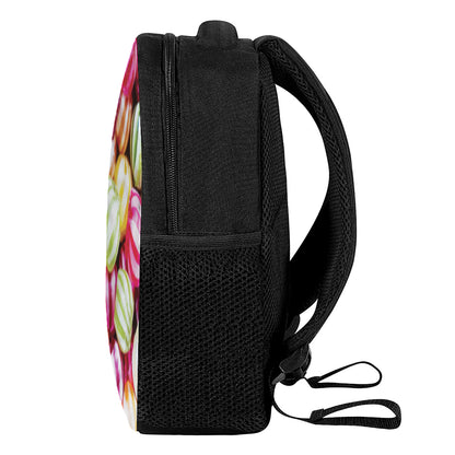 Colorful Candy Ball Print Casual Backpack