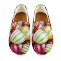Colorful Candy Ball Print Casual Shoes
