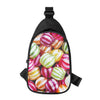 Colorful Candy Ball Print Chest Bag