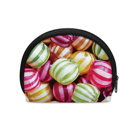 Colorful Candy Ball Print Coin Purse