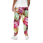 Colorful Candy Ball Print Cotton Pants