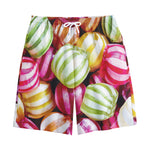 Colorful Candy Ball Print Cotton Shorts