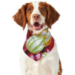 Colorful Candy Ball Print Dog Bandana
