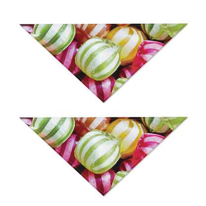 Colorful Candy Ball Print Dog Bandana